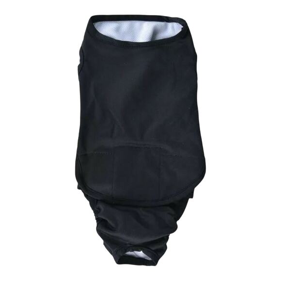 Bluethy Dog Recovery Suit Sz Large Black Medical Cone Alternative NEW - Picture 1 of 2